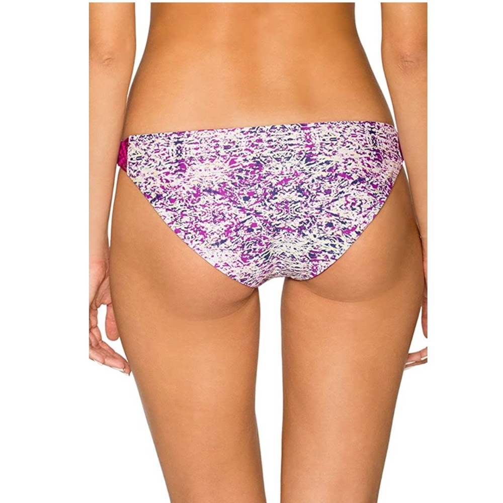 Erin Rose Swimwear B468 Women’s Macrame Hipster Bikini Bottom. St. Tropez Purple